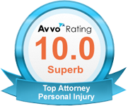 Top Attorney Personal Injury - AVVO Rating: 10.0