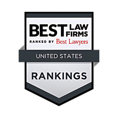 Best Lawyers Best Law Firm rated top Rating Badge