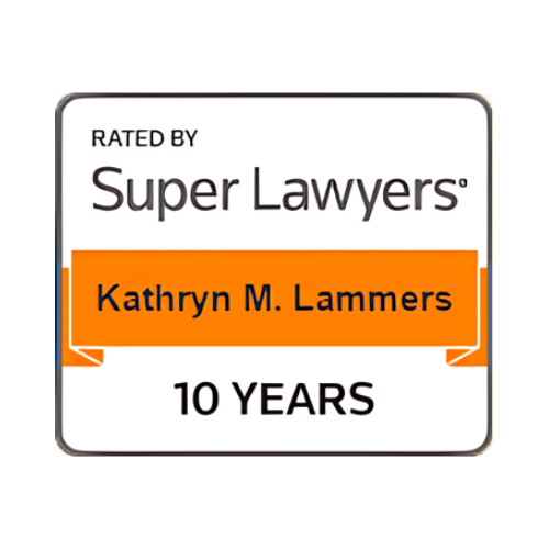 Katie 10 years super lawyers